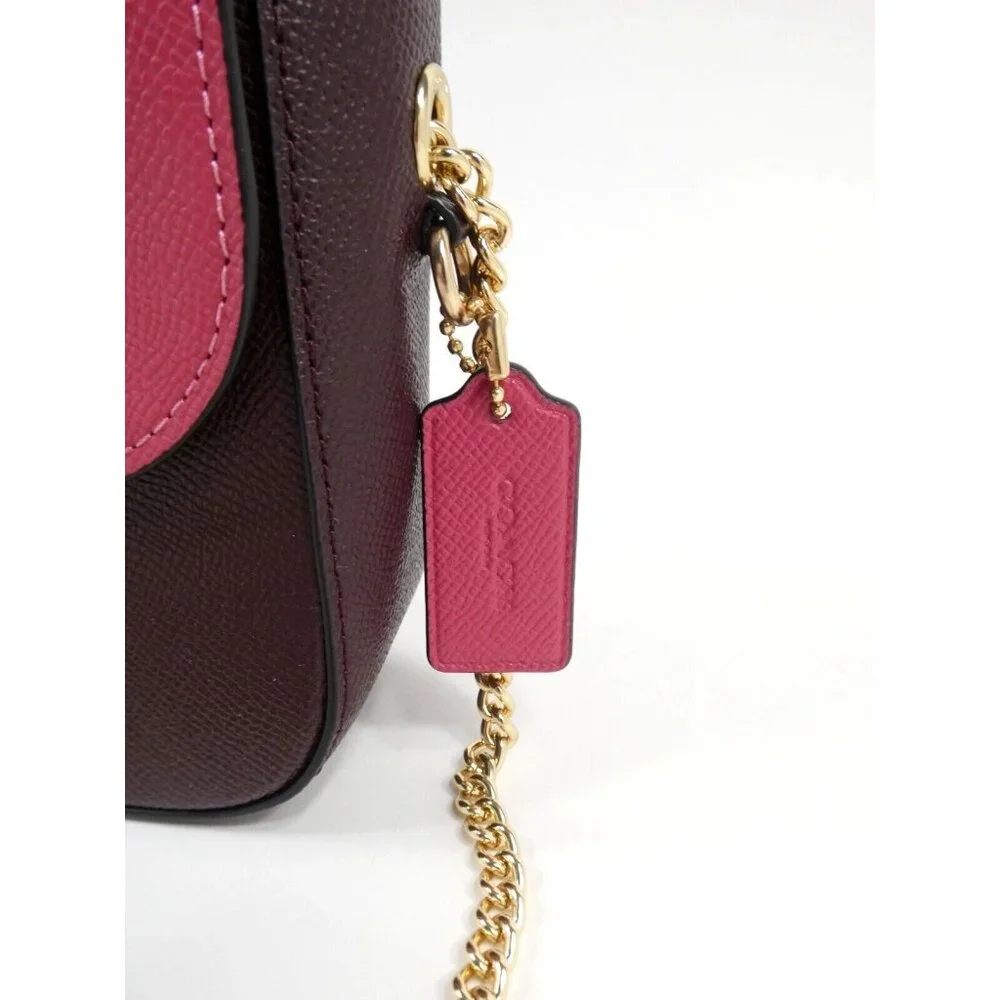Coach Gemma Strawberry Haze Cranberry Butterfly Crossbody NWT C6796